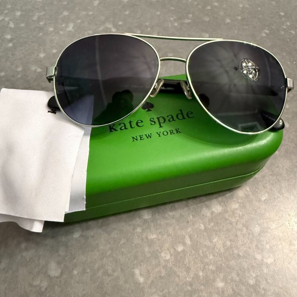 Kate Spade “Hello Sunshine” Aviator Sunglasses - Picture 2 of 13